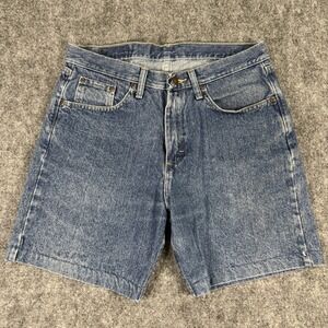 Vintage Wrangler Denim Shorts Mens 32 Blue Relaxed Fit Y2K 2000s